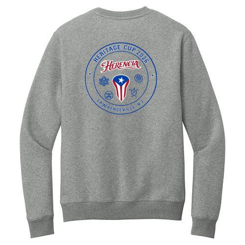 [HIDE] HERITAGE CUP Crewneck Sweatshirt -- Heathered Steel