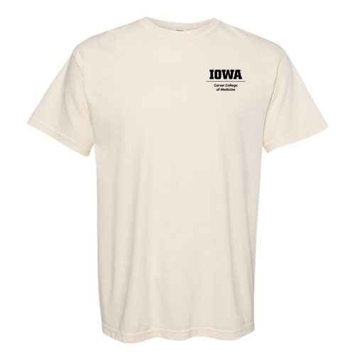 Embroidered Comfort Colors Heavyweight Adult T-Shirt -- Ivory