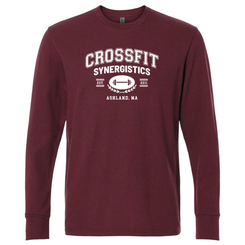 Next Level Unisex Ideal Thermal Long Sleeve T-Shirt -- Maroon