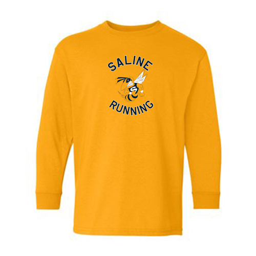 Gildan Youth Heavy Cotton Longsleeve -- Gold