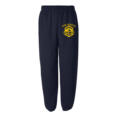 Gildan Elastic Bottom Sweatpants -- Navy