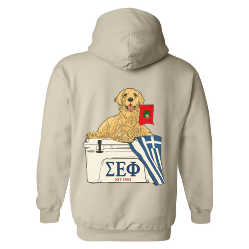 Gildan Heavy Blend Hooded Sweatshirt -- Sand