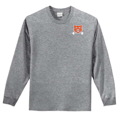Port and Company100% Cotton Essential Long Sleeve T-Shirt -- Athletic Heather