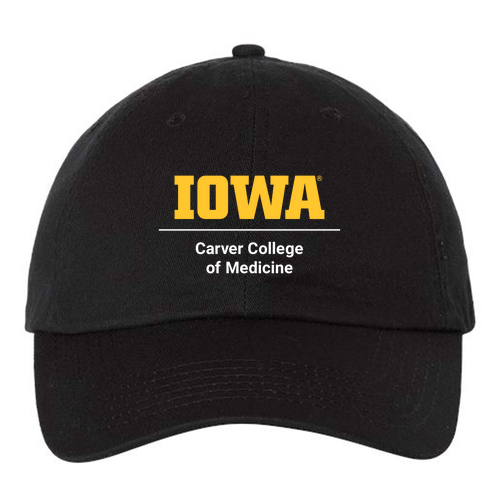 Embroidered Valucap Bio-Washed Unstructured Hat -- Black