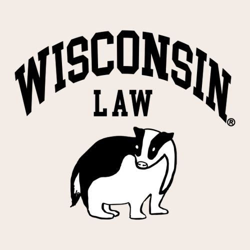 Wisconsin Law Hoodies— Sweet Cream Heather