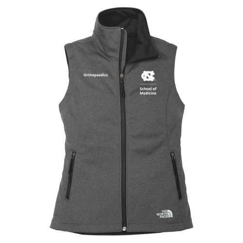 The North Face Ridgewall Soft Shell Vest -- Dark Grey Heather