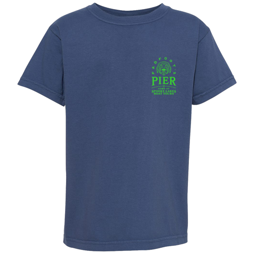 Comfort Colors Youth Garment-Dyed Heavyweight T-Shirt -- China Blue