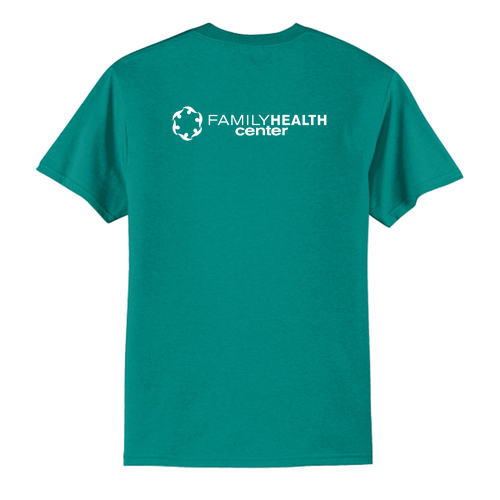 Port and Company 50/50 Blend Basic T-Shirt -- Jade Green