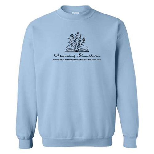 Gildan Heavy Blend Crew Neck Sweatshirt -- Light Blue