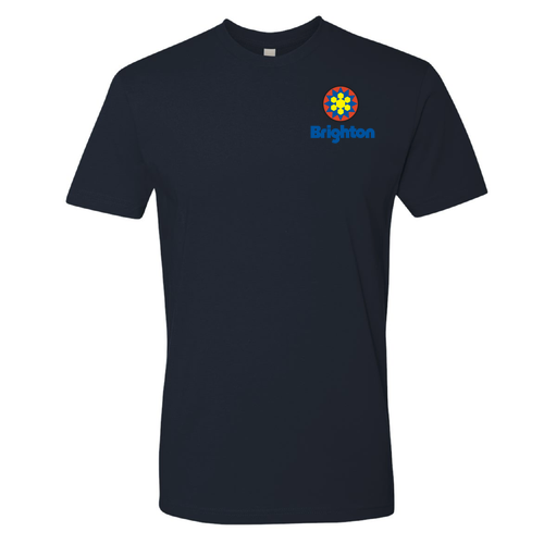 Brighton Logo 2 Full color -- Short Sleeve Midnight Navy