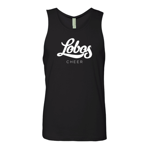Next Level Apparel Mens Premium Jersey Tank -- Black Lobos