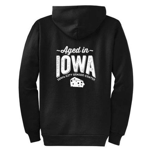 Port and Company Classic Full Zip Hooded Sweatshirt -- Jet Black