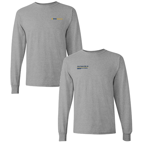 Gildan Heavy Cotton Longsleeve Basic T-Shirt -- Sport Grey