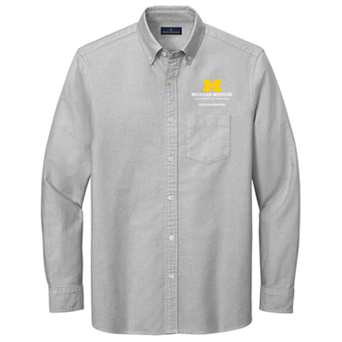 Men/Unisex Brooks Brothers Casual Oxford Cloth Shirt -- Windsor Grey, $50