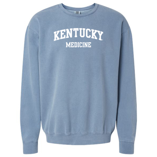 Comfort Colors Lightweight Adult Ringspun Crewneck Sweatshirt -- Blue Jean