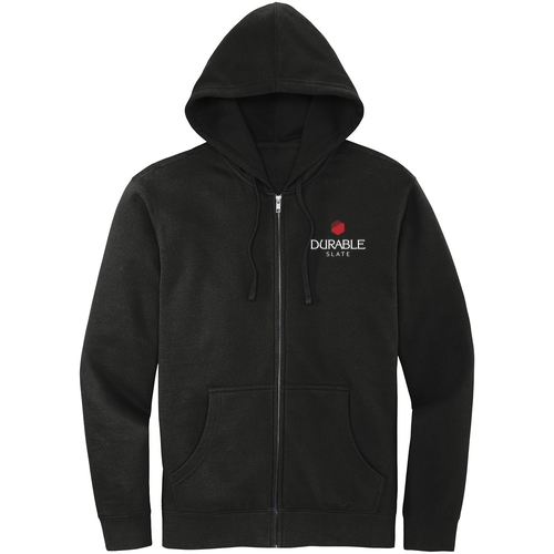 District V.I.T. Fleece Full-Zip Hoodie -- Black