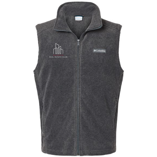 Columbia Mens Steens Mountain Fleece Vest -- Charcoal Heather