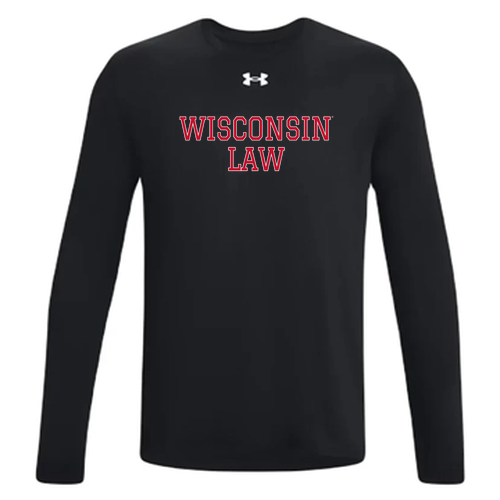 Under Armour Men's Team Tech Long-Sleeve T-Shirt -- Black