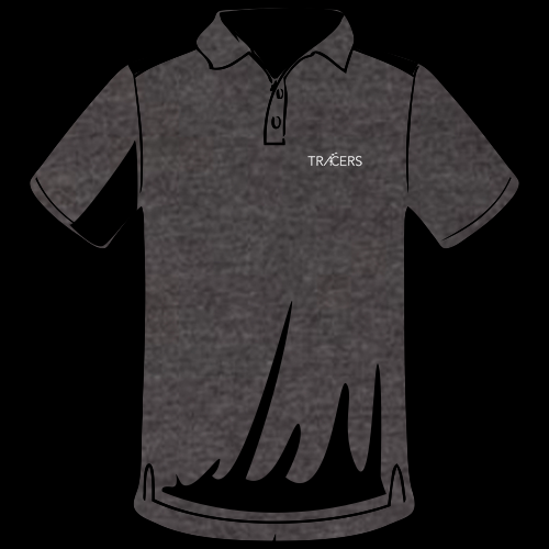 Sport-Tek PosiCharge Tri-Blend Wicking Polo -- Dark Grey Heather