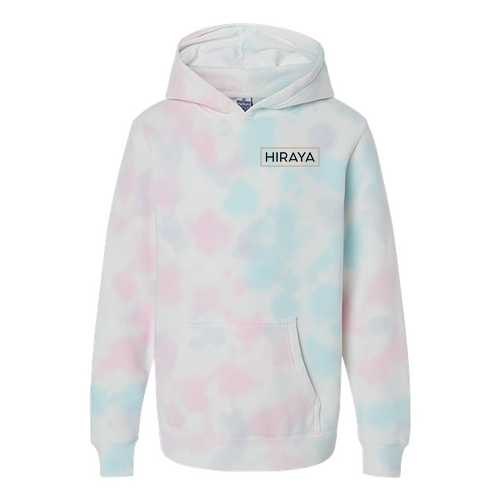 YOUTH Hiraya Logo Midweight Tie-Dye Hoodie-- Tie Dye Cotton Candy