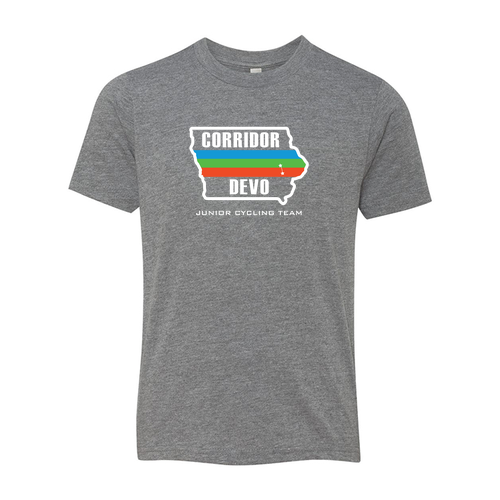 Next Level Apparel Boys Tri Blend Crew -- Premium Heather