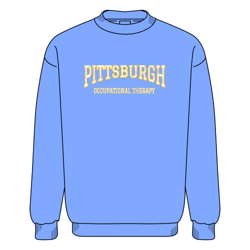 Comfort Colors Crewneck Sweatshirt -- Flo Blue