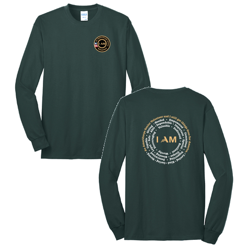 (Plus Sizes Only) I Am Longsleeve -- Dark Green