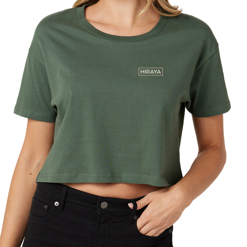 Women's Crop Top -- Pine