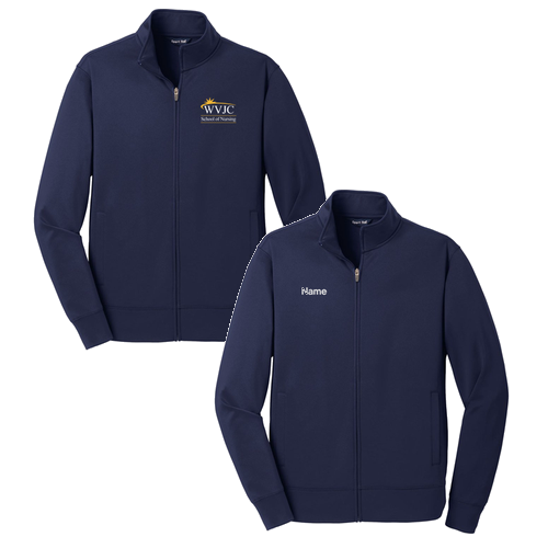 Sport-Tek Sport-Wick Fleece Full-Zip Jacket -- Navy
