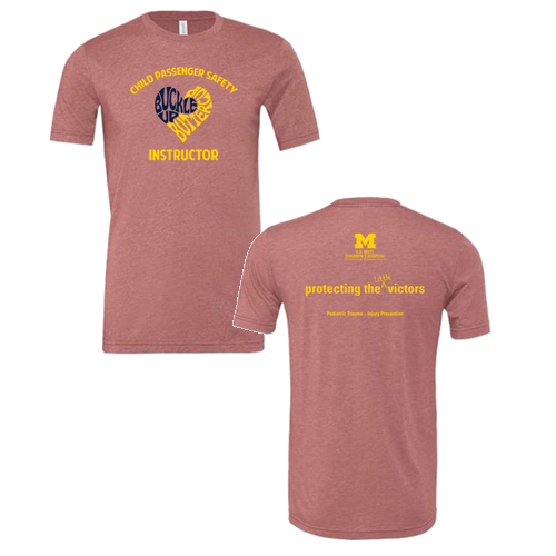 Mens/Unisex Bella Canvas Soft Fitted Heather CVC T-Shirt -- Heather Mauve, Instructor