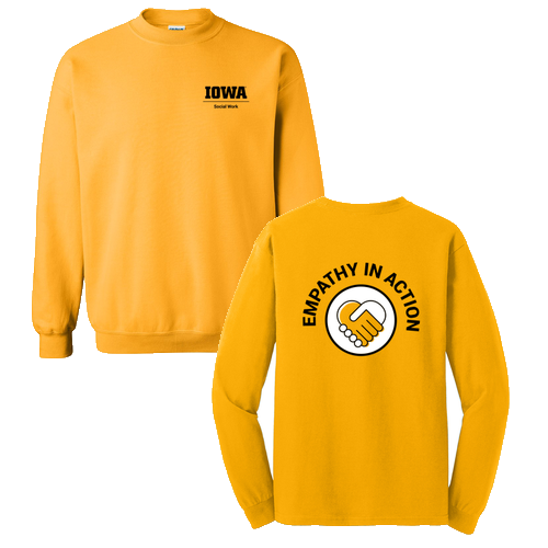 Gildan Heavy Blend Crew Neck Sweatshirt -- Gold