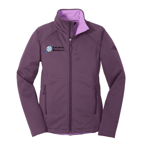 The North Face Ladies Ridgewall Soft Shell Jacket -- Blackberry Wine