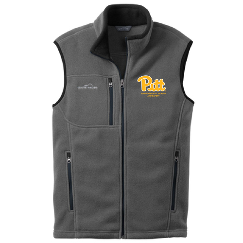 Eddie Bauer Fleece Vest -- Grey Steel