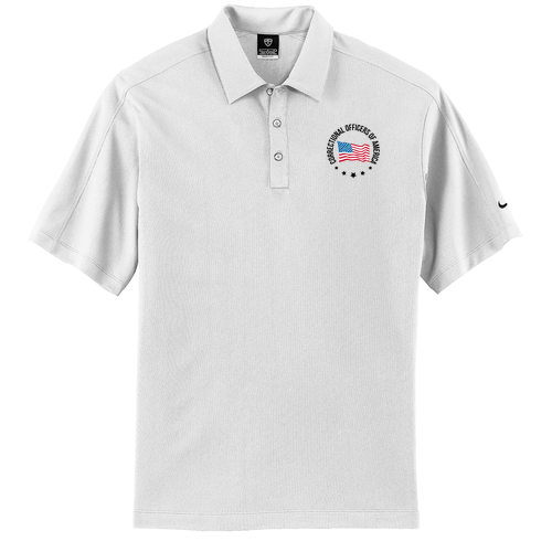 Nike Tech Sport Dri Fit Polo Shirt -- White