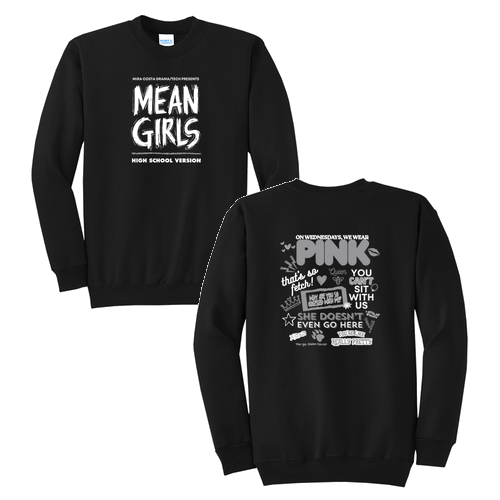 Port and Company Classic Crewneck Sweatshirt -- Jet Black