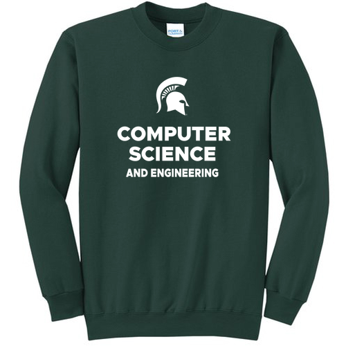 Port and Company Classic Crewneck Sweatshirt -- Dark Green