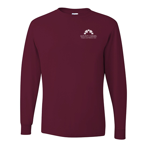 Jerzees Dri-Power Active Adult Longsleeve Tee -- Maroon