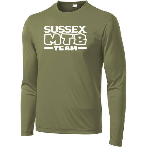 Sport Tek Long Sleeve Competitor -- Olive Drab Green