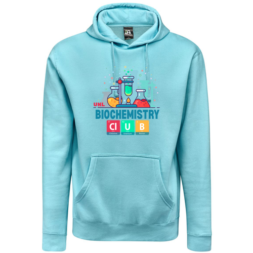 J America Unisex BTB Fleece Hooded Sweatshirt -- Sky