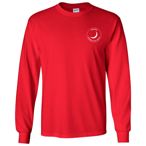 Gildan Ultra Cotton Longsleeve Basic T-Shirt -- Red
