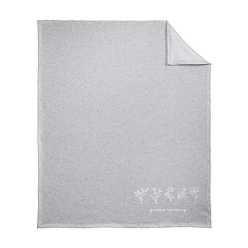 Port and Company Core Fleece Sweatshirt Blanket -- Athletic Heather