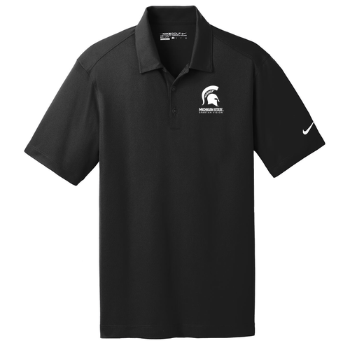Nike Golf Dri Fit Vertical Mesh Polo -- Black