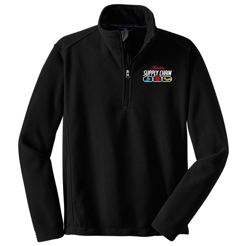 Port Authority Value Fleece 1/4 Zip Pullover -- Black