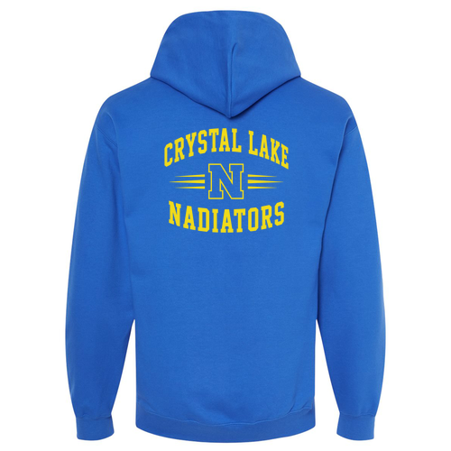 Gildan Adult Softstyle Fleece Pullover Hooded Sweatshirt -- Royal