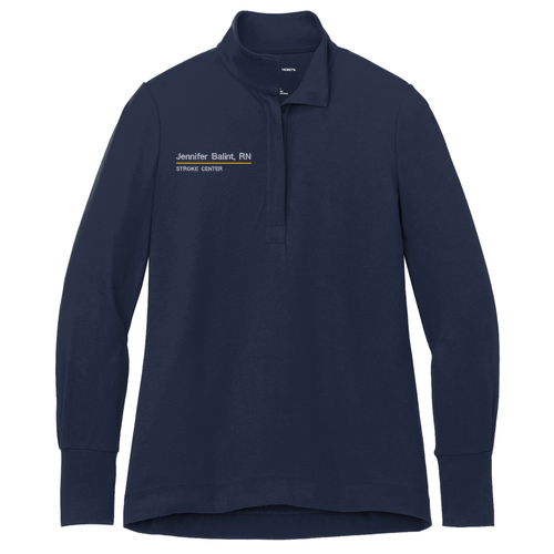Port Authority Ladies Fairway Stretch 1/4-Zip -- River Blue Navy