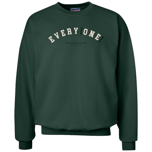 [HIDE] EVERY[ONE] Hanes Ultimate Crewneck -- Deep Forest