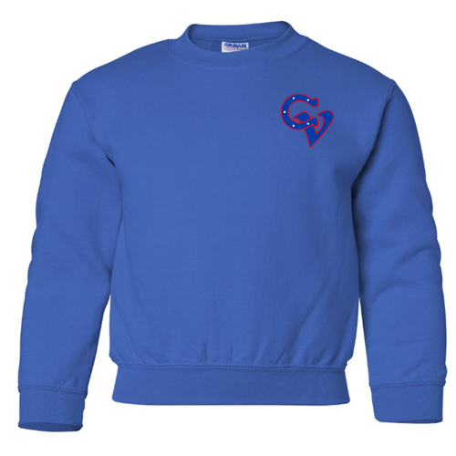 Youth CV Horseshoe Crewneck-- Royal