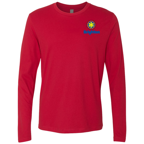 Brighton Logo 2 Full color -- Long Sleeve Red