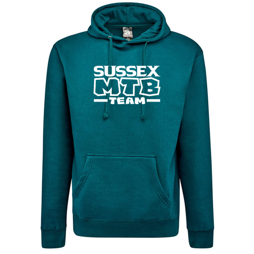 J America Unisex BTB Fleece Hooded Sweatshirt MTB -- Storm