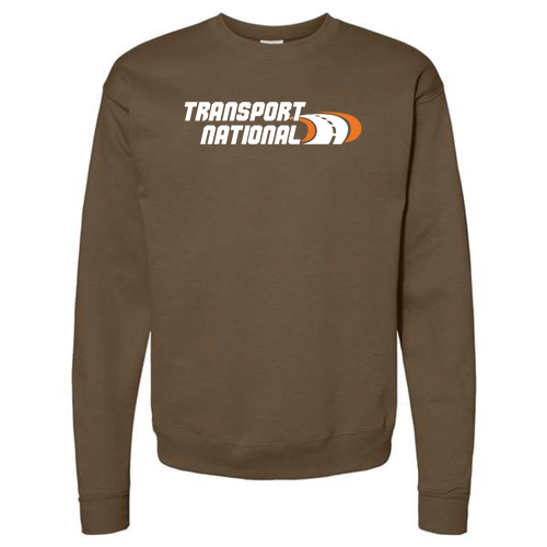 Hanes EcoSmart Crewneck Sweatshirt -- Army Brown